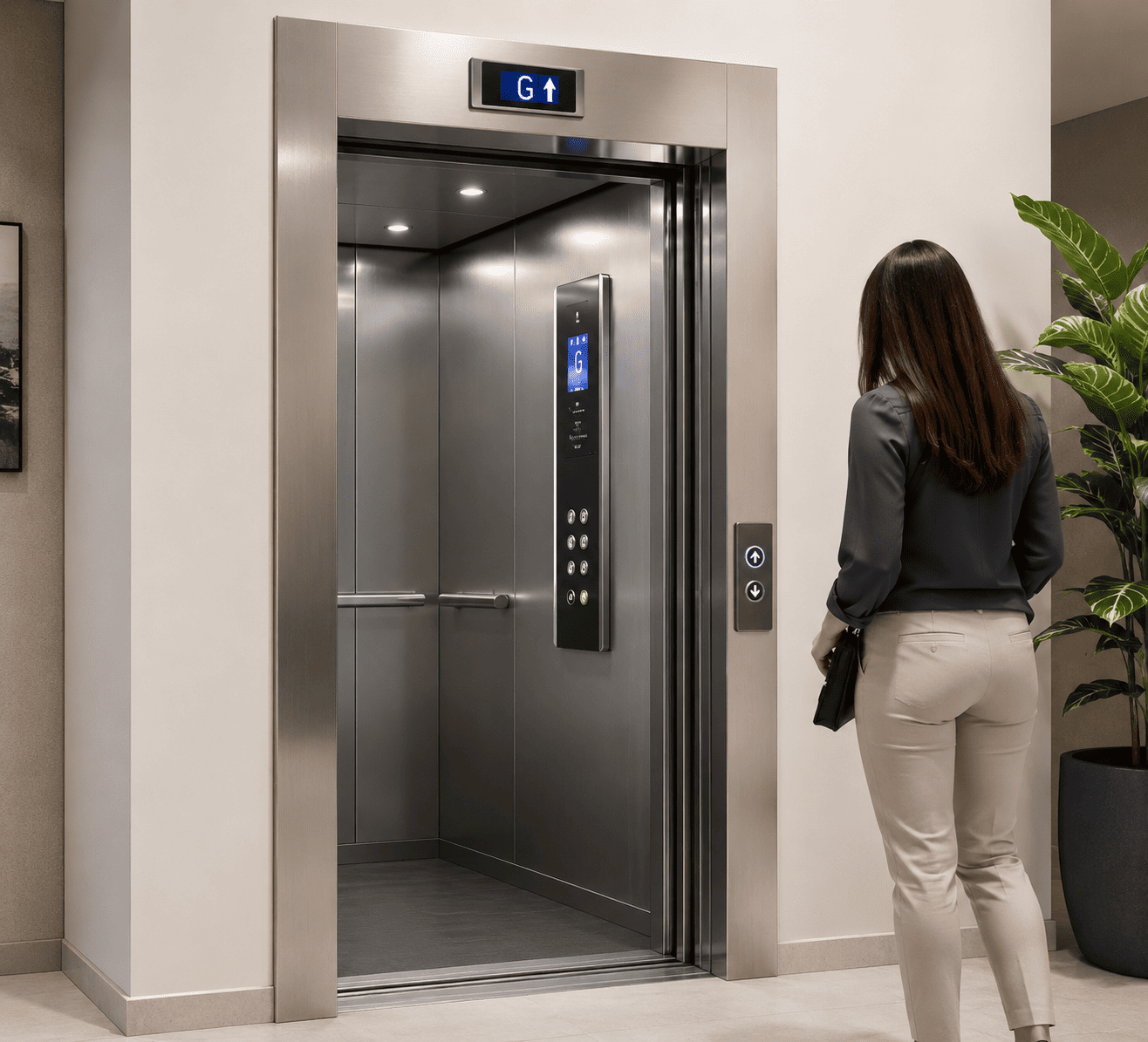 Auto Door Elevator